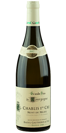 Domaine Raoul Gautherin, Chablis 1. Cru Mont de Millieu 2022