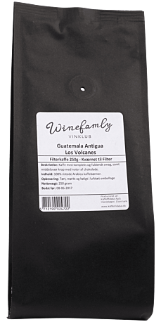 Guatemala Antigua Los Volcanes kaffe 250 g. (Malet kaffe)