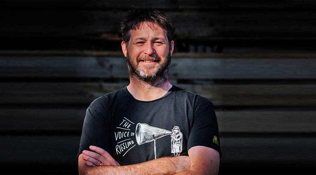 Glover family vineyards i Marlbourough - Ben Glover på besøg